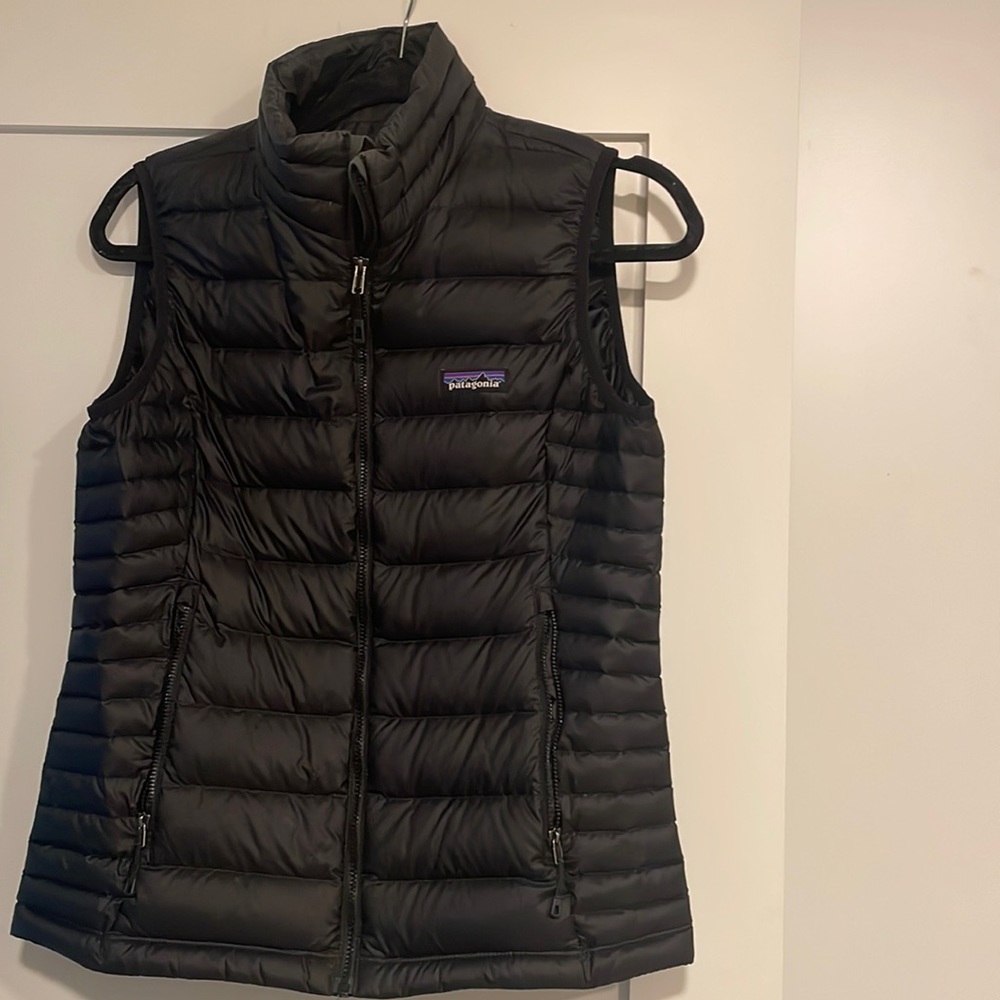 Patagonia Black Quilted Down Vest